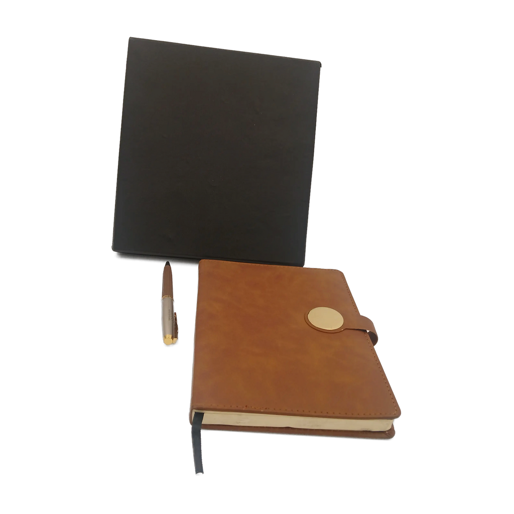 Navy Soft-Cover Notebook & Pen Gift Set