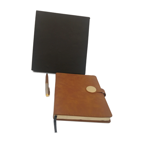 Navy Soft-Cover Notebook & Pen Gift Set
