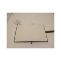 Black Envelope-Flap Notebook with Gold Trim - Black Diary | GiftAGuru
