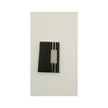 Black Leather Cardholder with Steel Plaque - Black Card Holder | GiftAGuru