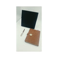 Black Notebook, Pen & Tan Diary Gift Set - Black / Tan Gift Set | GiftAGuru