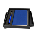 Tan Medallion Diary & Gold-Trim Pen Gift Set