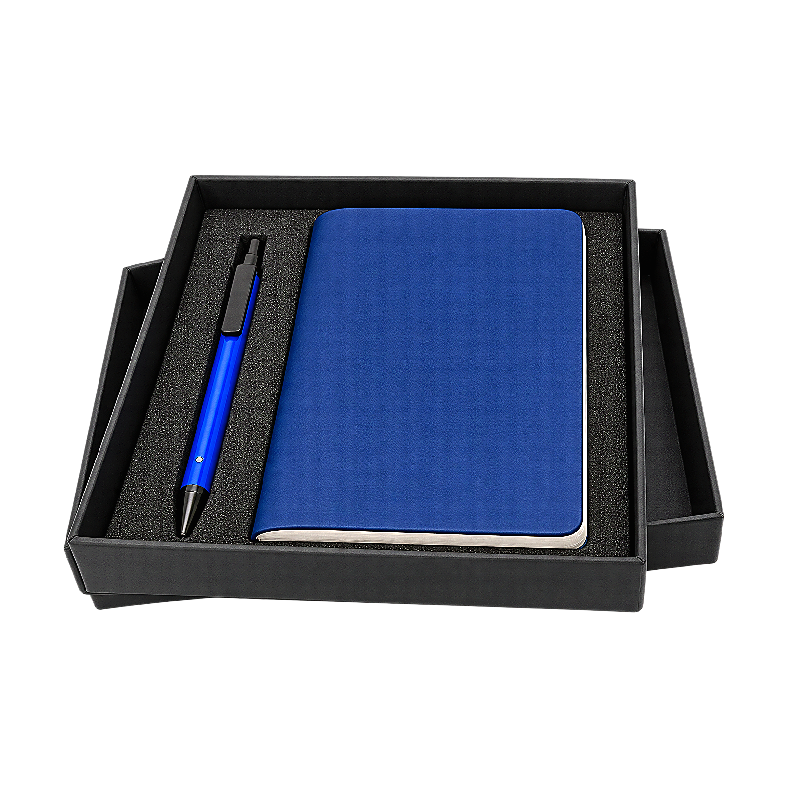 Tan Medallion Diary & Gold-Trim Pen Gift Set