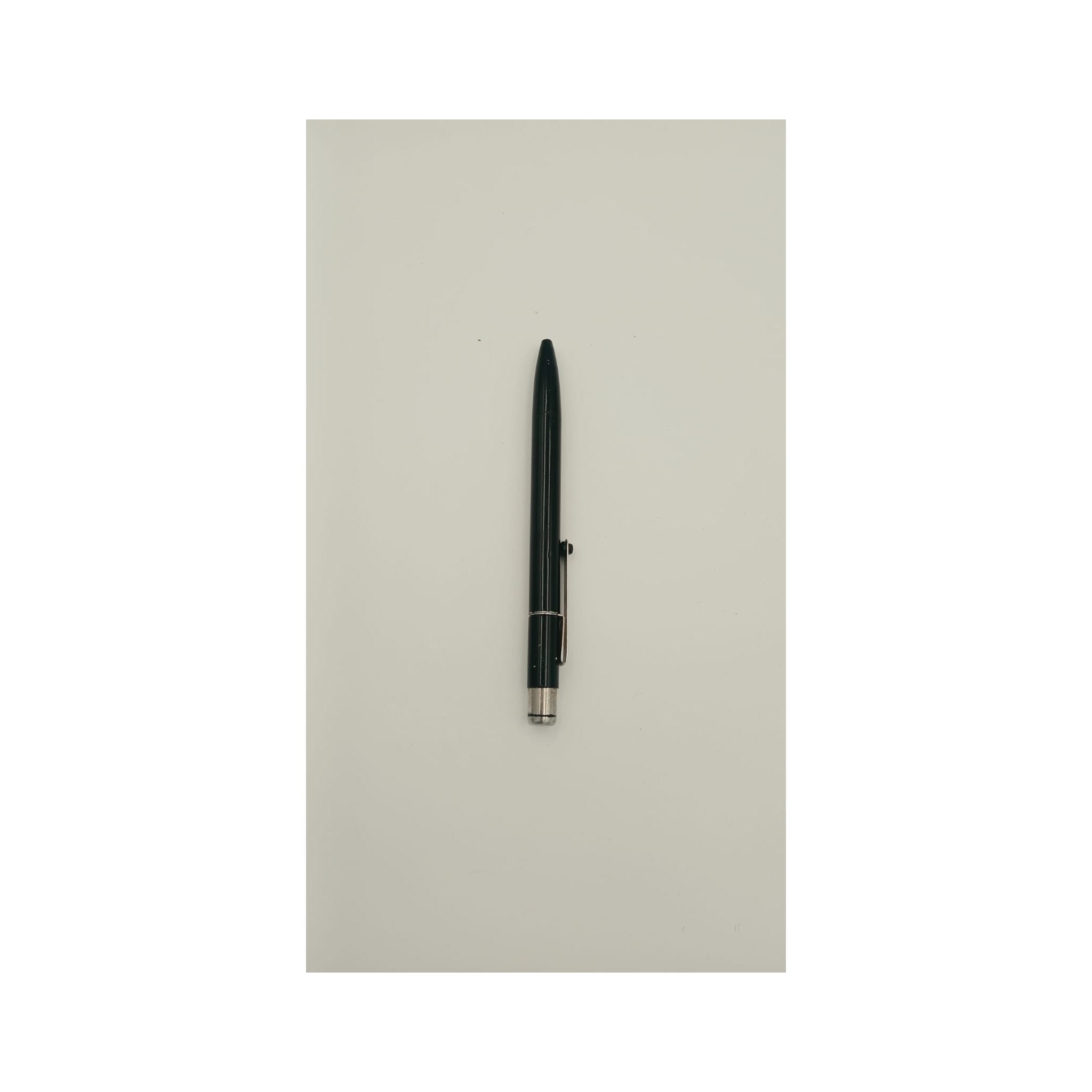 Matte Black Pen with Silver Clip — Cap Style - Black Pen | GiftAGuru
