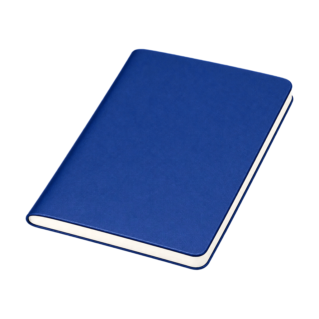 Tan Medallion Diary & Gold-Trim Pen Gift Set