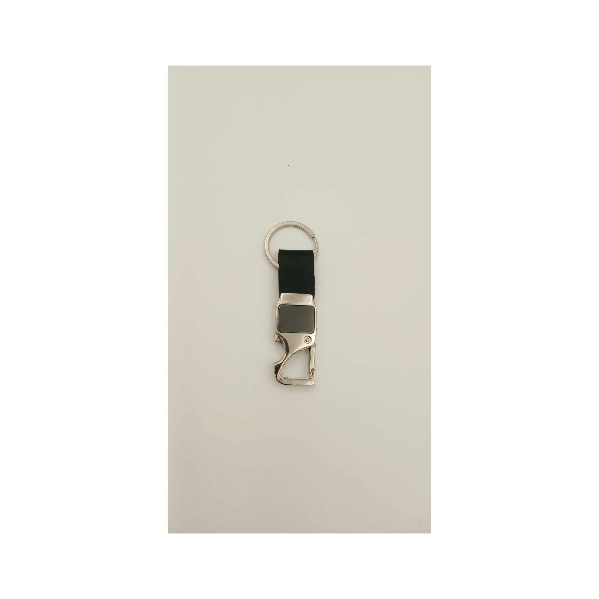 Silver Bottle-Opener Carabiner Keychain - Silver Keychain | GiftAGuru