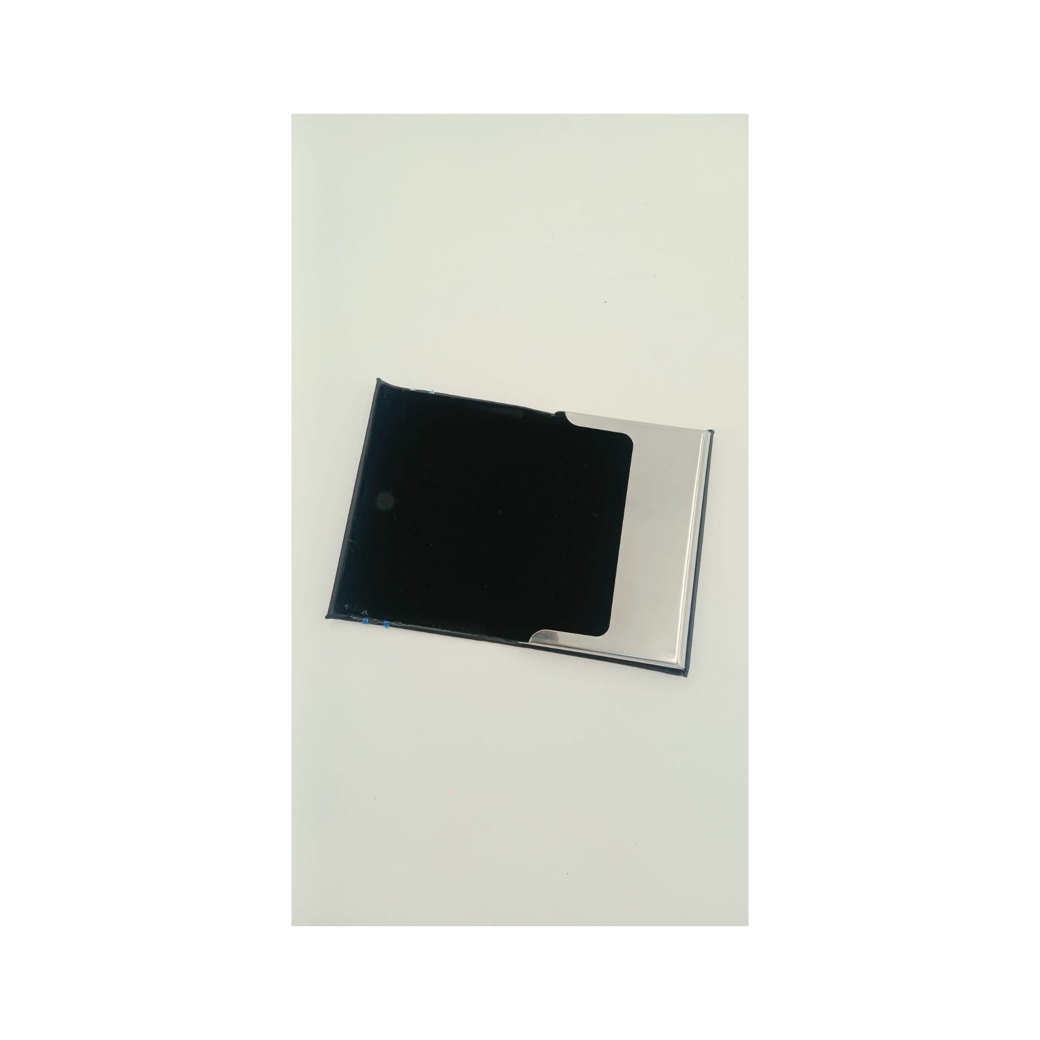Tan Textured Leather Business Card Holder - Tan / Brown Card Holder (view 2) | GiftAGuru