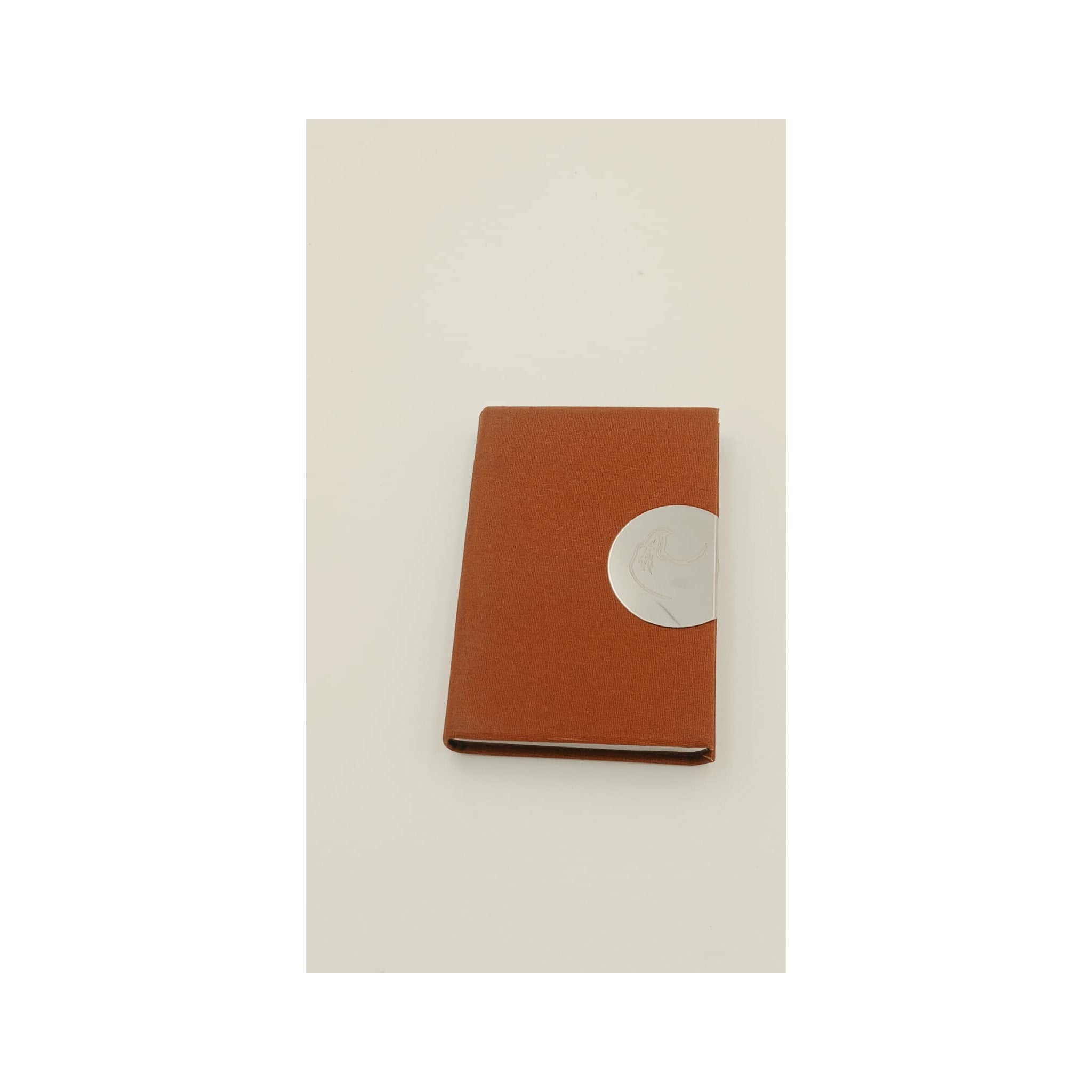 Tan Textured Leather Business Card Holder - Tan / Brown Card Holder | GiftAGuru
